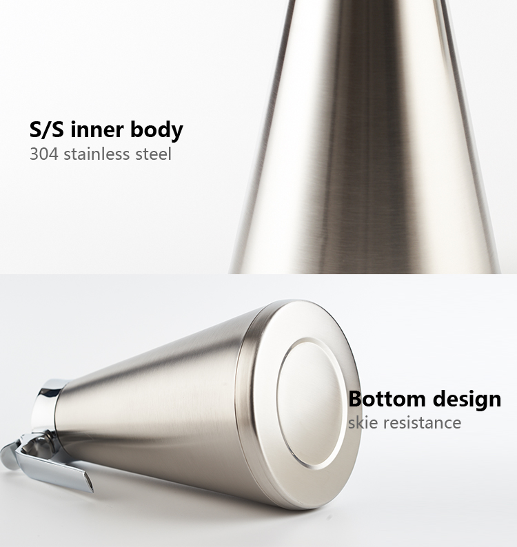 平头光身斜身 08 - 1.0L 1.5L 2L Wall Vacuum Insulated Stainless Steel  Zin alloy handle design  Tea and Coffee Pot