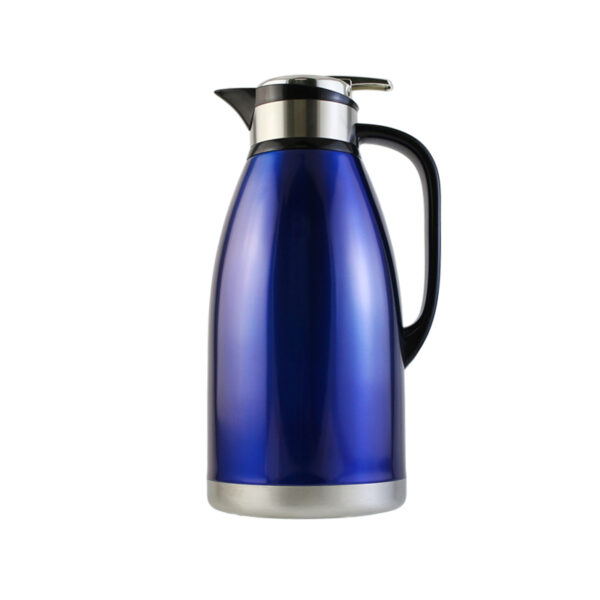 zhu tu 01 600x600 - 3L blue large capacity thermos jug with  lever design  for Tea or Coffee  dispenser