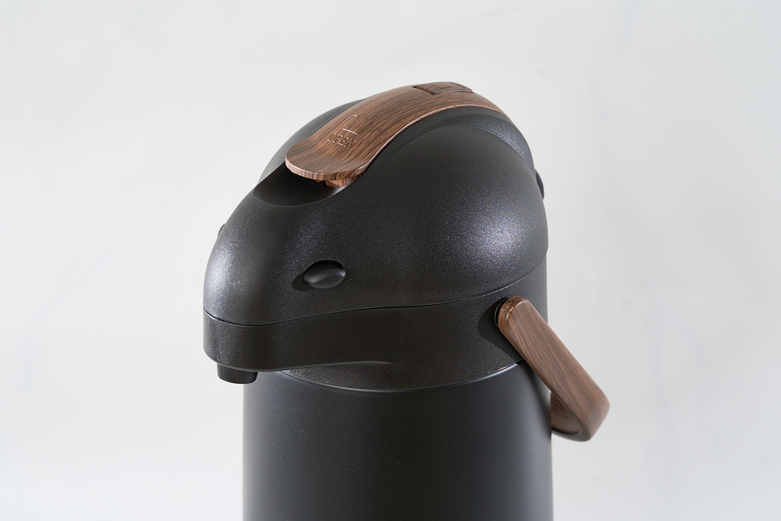 DSC06065 - Amazon hot sale wooden airpot coffee dispenser with pump 3 liter